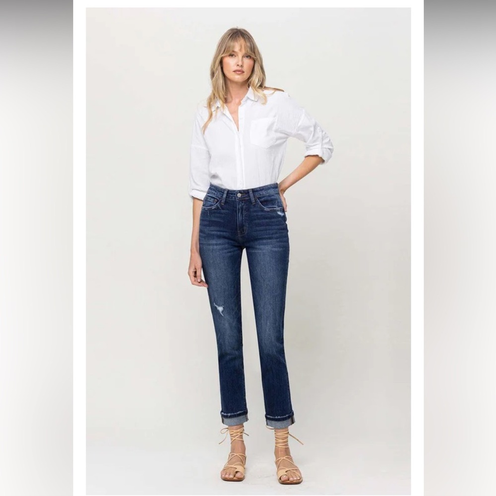 Flying Monkey High-Rise Boyfriend Jeans - Picture 4 of 11